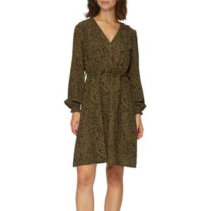 Jurk - Gebloemd - Crêpe - V-hals - Lichtgewicht - Jerseyjurken