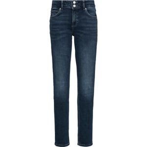 Jeans - Blauw - Five-Pocketsstijl - Riemlussen - 2-Knoopsmodel