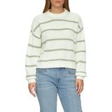 Gebreide Trui - Gestreept - Knitwear - Ronde Hals - Lange Mouw