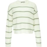 Gebreide Trui - Gestreept - Knitwear - Ronde Hals - Lange Mouw