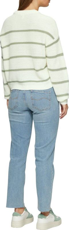 Gebreide Trui - Gestreept - Knitwear - Ronde Hals - Lange Mouw