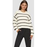 Gebreide Trui - Gestreept - Knitwear - Ronde Hals - Lange Mouw