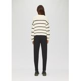 Geribbelde Trui - Gestreept - Knitwear - Ronde Hals - Lange Mouw