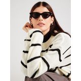 Gebreide Trui - Gestreept - Knitwear - Ronde Hals - Lange Mouw