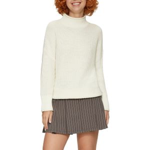 Knitwear - Effen - Lange Mouw - Losse Pasvorm - Opstaande Kraag