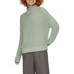 Q/S designed by - Gebreide Trui - Sage Green - Met Ribcol