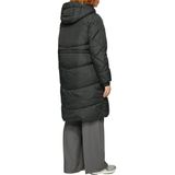 QS - Wintermantel - Gewatteerde Jas - Zwart - Capuchon met Trekkoord, Warm Gevoerd