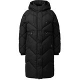 QS - Wintermantel - Gewatteerde Jas - Zwart - Capuchon met Trekkoord, Warm Gevoerd