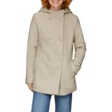 Klassieke Mantel - Effen - Licht Gevoerd - Knoopsluiting