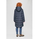 QS - Wintermantel - Navy - Gewatteerde Jas - Met Capuchon en Ritszakken
