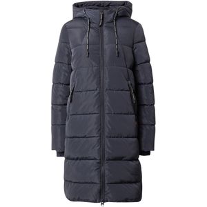 QS - Wintermantel - Navy - Gewatteerde Jas - Met Capuchon en Ritszakken