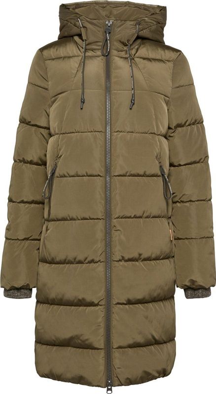 Gewatteerde Jas - Effen - Warm Gevoerd - Normale Pasvorm