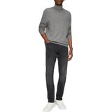 Gebreide Trui - Casual Slim-Fit - Effen Breisel - Synthetische Stof