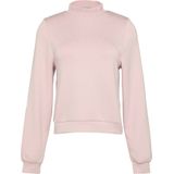 Sweater - Powder Pink - Ruches - Gegolfde Kraag