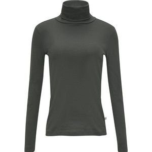 Qs Women-T-shirt9666 GREY BLACK