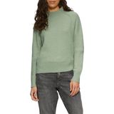 Siernaad - Pullover - Sage Green - Decoratieve Stiksels