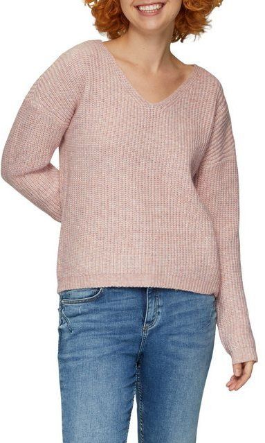 Trui - Gemêleerde Look - Oversized Schouders - Gebreid