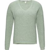 Grijs/Black - Hoodie - Gemêleerde Look - V-hals