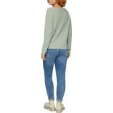 Grijs/Black - Hoodie - Gemêleerde Look - V-hals