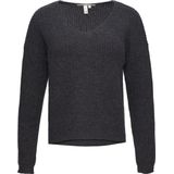 Grijs/Black - Hoodie - Gemêleerde Look - V-hals