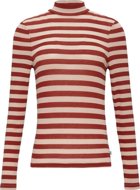 T-shirt - Lang Mouw - Kleur - Materiaal