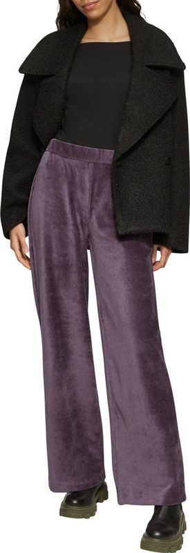 QS - Broek - Lila - Corduroy - Wide Leg
