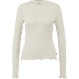 T-shirt - Effen - Jersey - Lange Mouw - Slanke Pasvorm - Licht Transparant