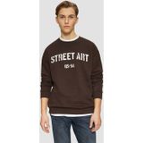 Sweatshirt - Katoenmix - Normale Pasvorm - Met Print Op De Voorkant