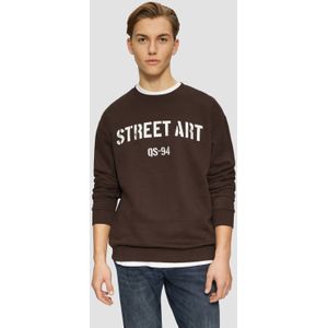 Sweatshirt - Katoenmix - Normale Pasvorm - Met Print Op De Voorkant