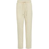 Q/S by s.Oliver - Damesbroek - Ecru - Katoen - Straight Fit