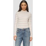 Q/S by s.Oliver - Top - Viscose - Aangesloten Pasvorm - Lange Mouwen