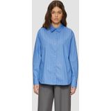 Blouse - Krijtstreep - Oversized Overhemdblouse - Lichtgewicht Katoenpopeline