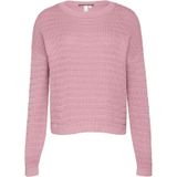 Gebreide Trui - Effen - Knitwear - Normale Pasvorm - Lange Mouw