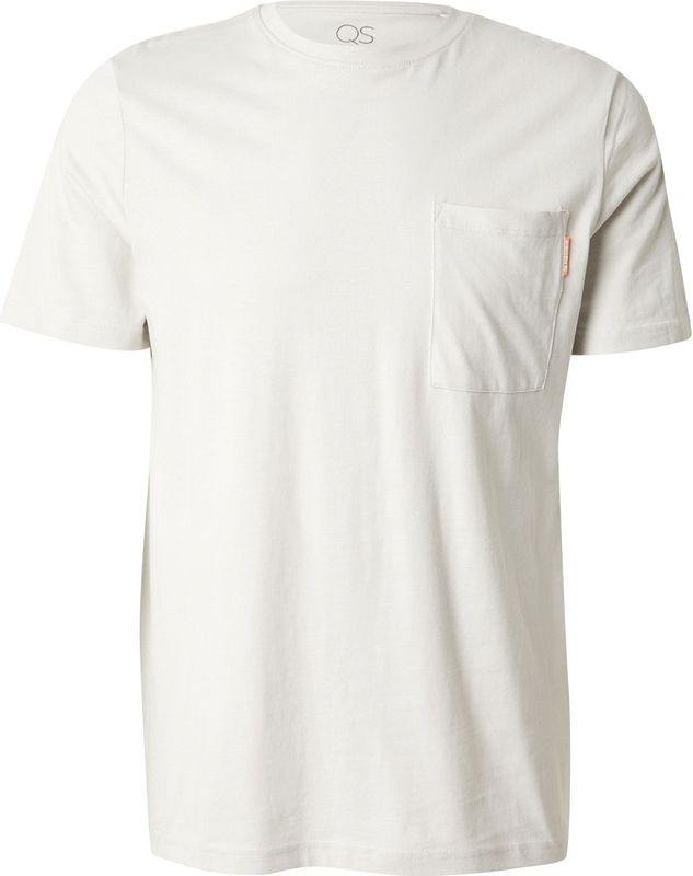 Q/S Designed By - T-Shirt - Grey/Black - Katoen