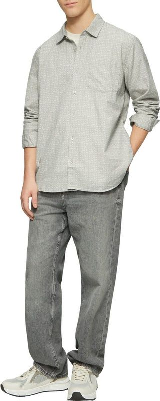 Overhemd - Katoen - All-over Patroon - Lange Mouw - Regular Fit