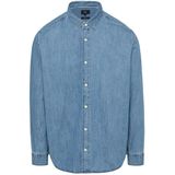 Shirt - Regular Fit - Katoenen Overhemd - Denim