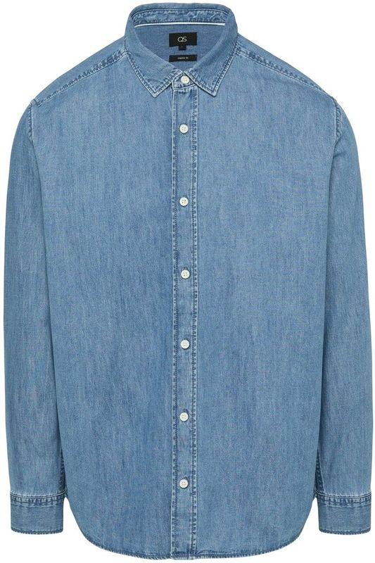 Shirt - Regular Fit - Katoenen Overhemd - Denim