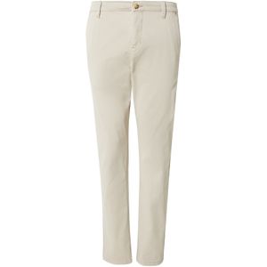 QS - Chino - Ecru - Slimfit - Lang/maxi