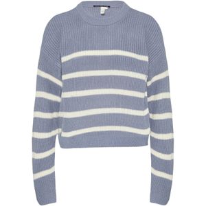 Gebreide Trui - Effen - Knitwear - Ronde Hals - Lange Mouw - Losse Pasvorm