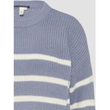 Gebreide Trui - Effen - Knitwear - Ronde Hals - Lange Mouw