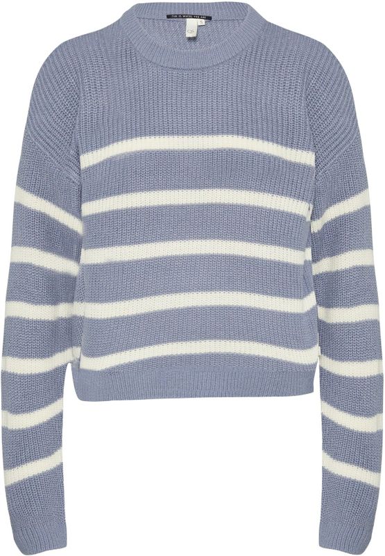 Gebreide Trui - Effen - Knitwear - Ronde Hals - Lange Mouw