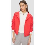 QS - Nylon Jas - Chilirood - Met Capuchon - Verstelbare Zoom