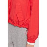 QS - Nylon Jas - Chilirood - Met Capuchon - Verstelbare Zoom