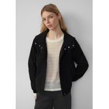 QS - Tussenjas - Zwart - Licht Gevoerd - Normale Pasvorm