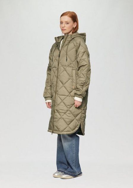 QS - Jas - Olijfgroen - Oversized - Met Capuchon