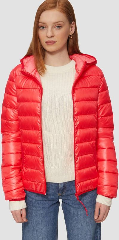 Winterjas - Rechte Pasvorm - Licht - Geweven - Vaste Capuchon