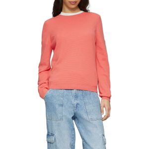 Q/S designed by - Trui - Rood - Tricot-look