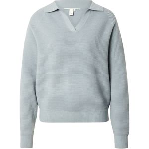 Q/S by s.Oliver - Gebreide Trui - Viscose Mix - Grijs