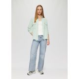 Blouse - Effen - Crêpe - Lange Mouw - Normale Pasvorm