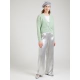 QS - Gebreid Vest - Lichtgroen - Casual Cardigan